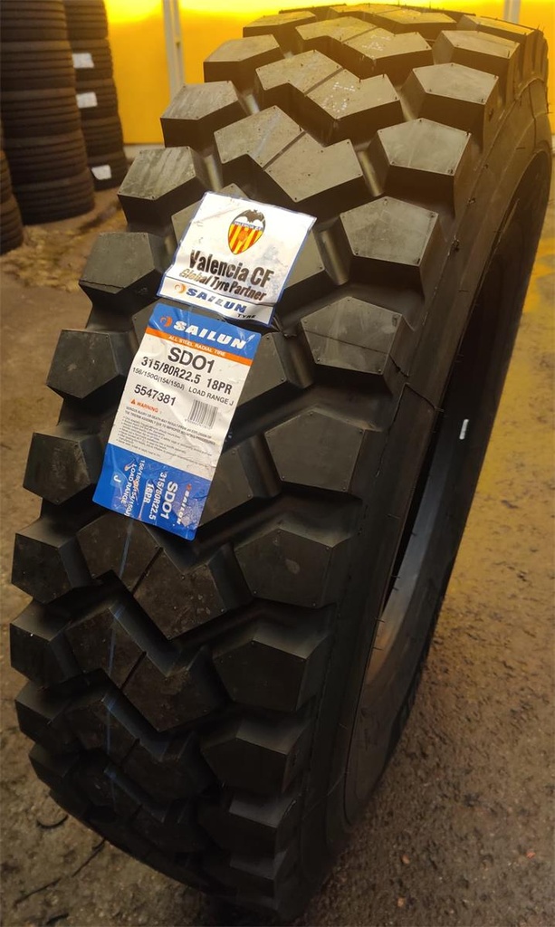 13.00R22.5 156/150G SAILUN SDO1 XL DRIVE OFF ROAD