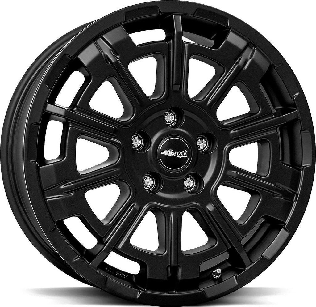 BROCK B45 SATIN BLACK MATT 7.5x18 5/127 ET44 CB71.6
