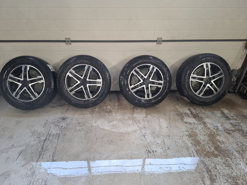 FORD TRANSIT MAK ALUMIINIVANTEET  7X16" 5X160 KÄYTETYT