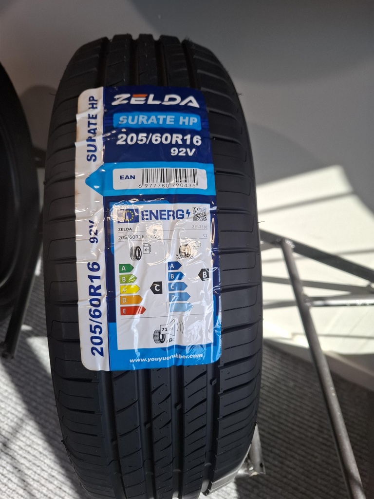 205/60R16 ZELDA SUPRATE HP 92 V