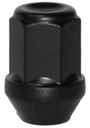 Mutteri 12x1,5x34 60° Av19 Musta (20kpl pussi)